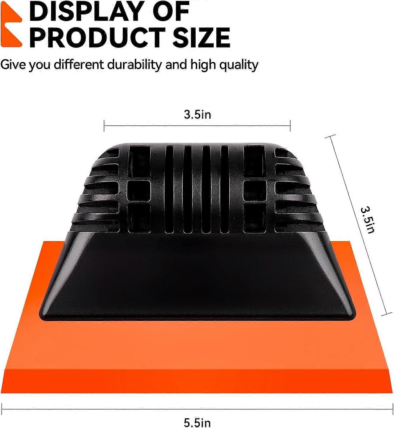 2pcs Orange Window Tint Squeegees, Non-Slip Rubber Handle PPF Tools