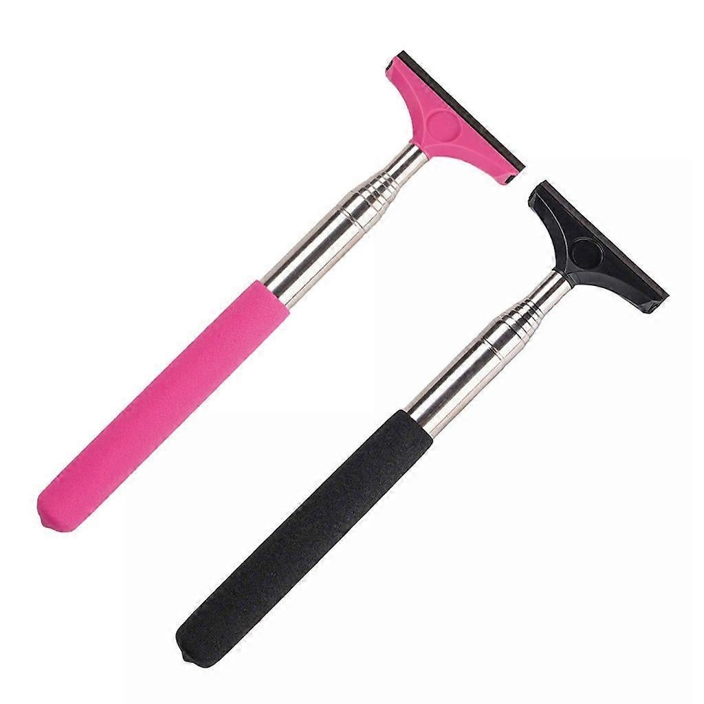 Telescopic Rearview Mirror Squeegee, Retractable Window Cleaner