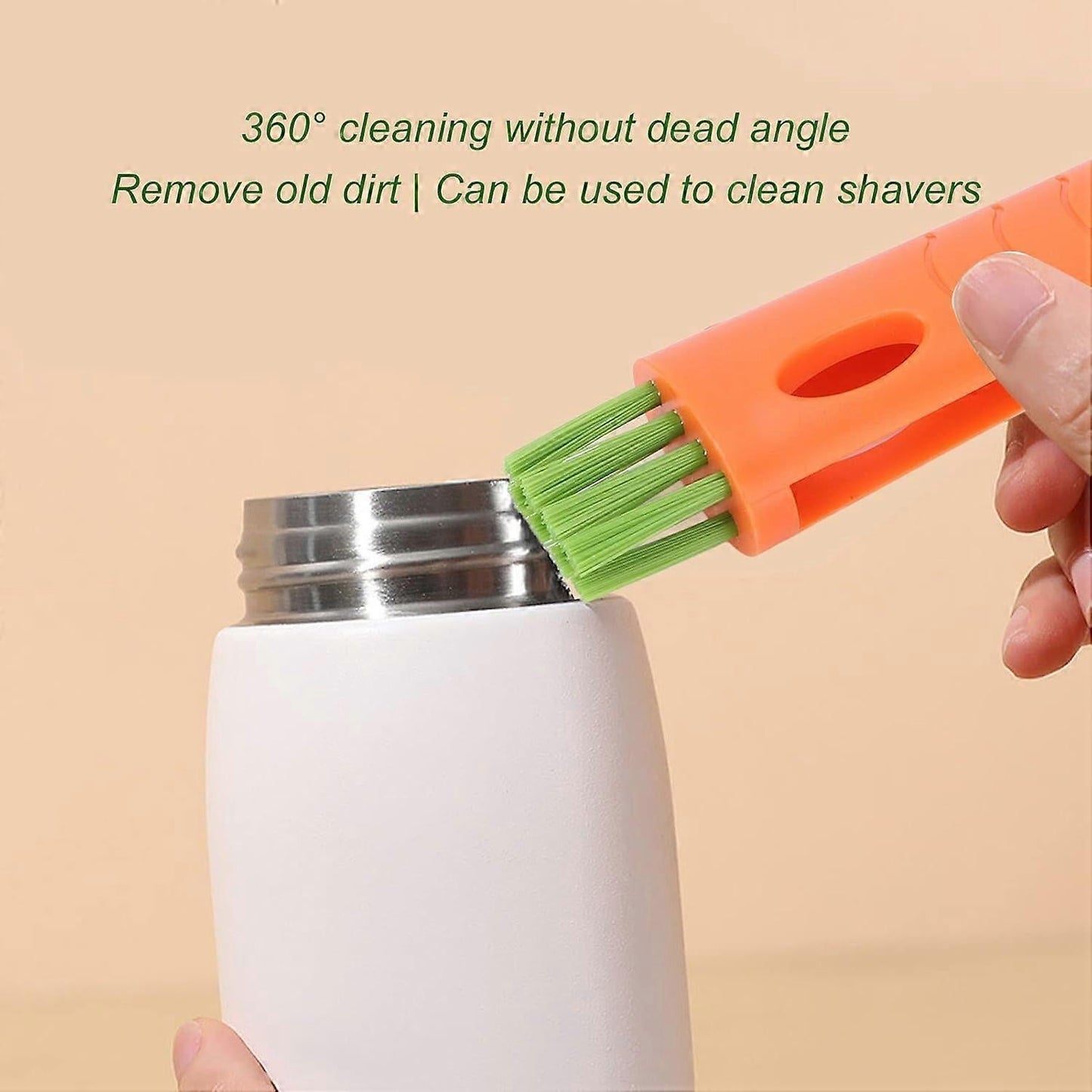 5pcs Shaver & Razor Cleaning Brush Set, Bottle Cleaner Tool