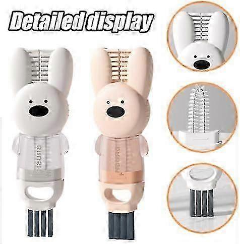 2pcs 45x130mm 4-in-1 Cleaning Brushes for Cup Lids