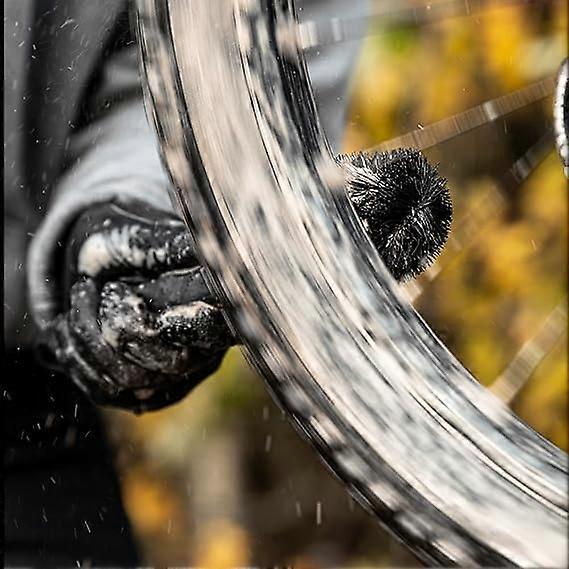 2pcs Bike & Motorcycle Cleaning Brushes for Wheels & Chain