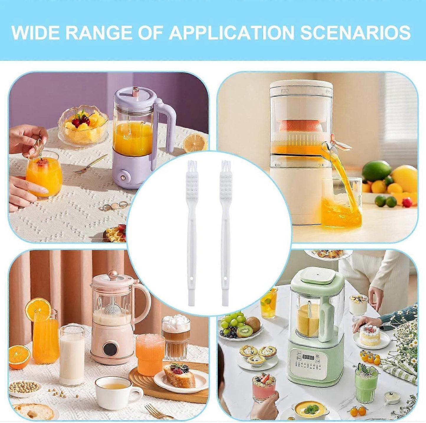 2pcs Juicer Cleaning Brushes, Small Deep Clean Tools