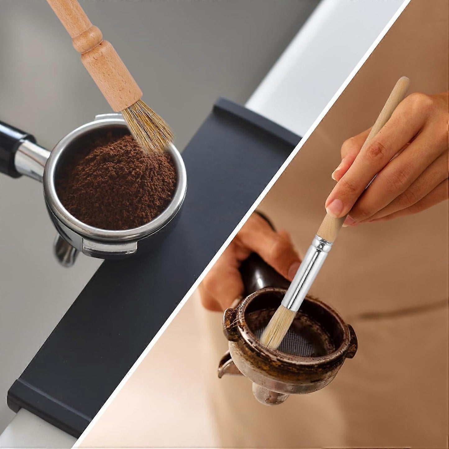 Coffee Machine Cleaning Brush Set, 15 Barista Accessories