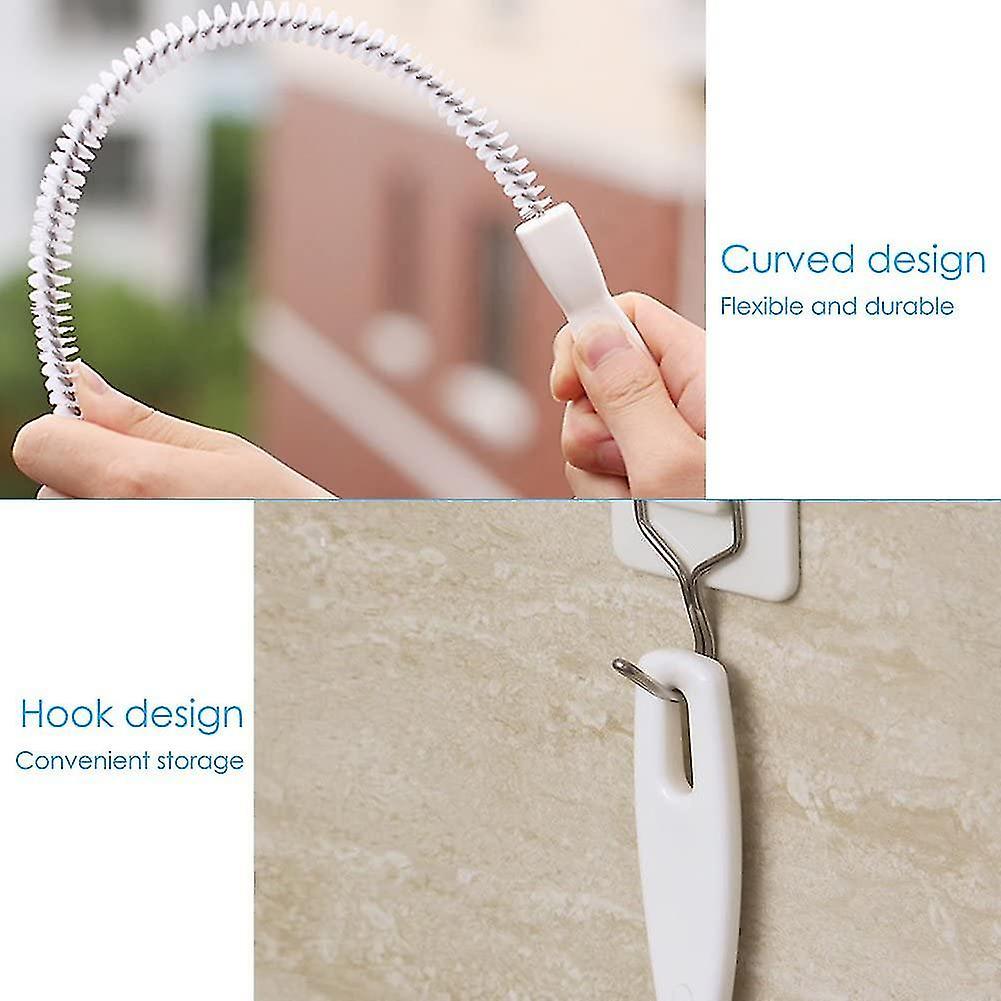 Bendable Drain Cleaning Brush, Flexible Pipe Cleaner