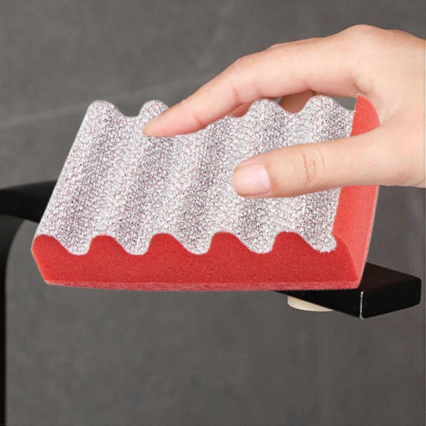 Grill & Pan Cleaning Brush with Scouring Pad, Kitchen Cleaner