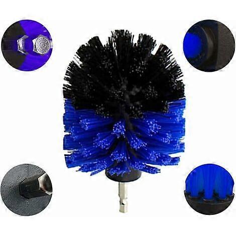 3pcs Drill Cleaning Brush Set for Tile, Kitchen & Toilet
