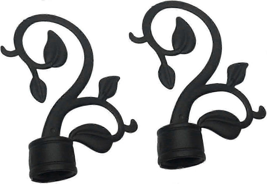 2pcs Curtain Rod Finials for 28mm Rods, Decorative Ends