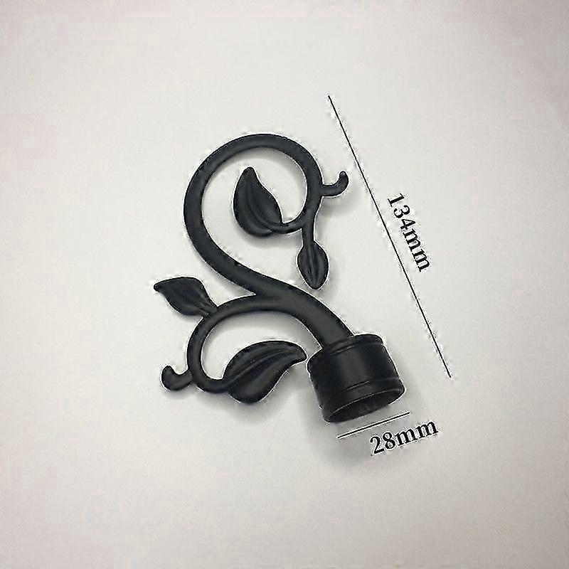 2pcs Curtain Rod Finials for 28mm Rods, Decorative Ends