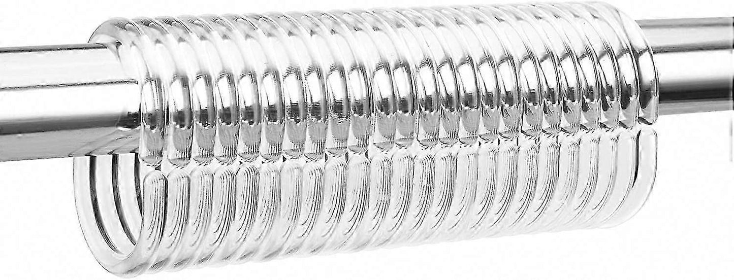24pcs Plastic Shower Curtain Hooks Rings Bathroom Curtain Hooks