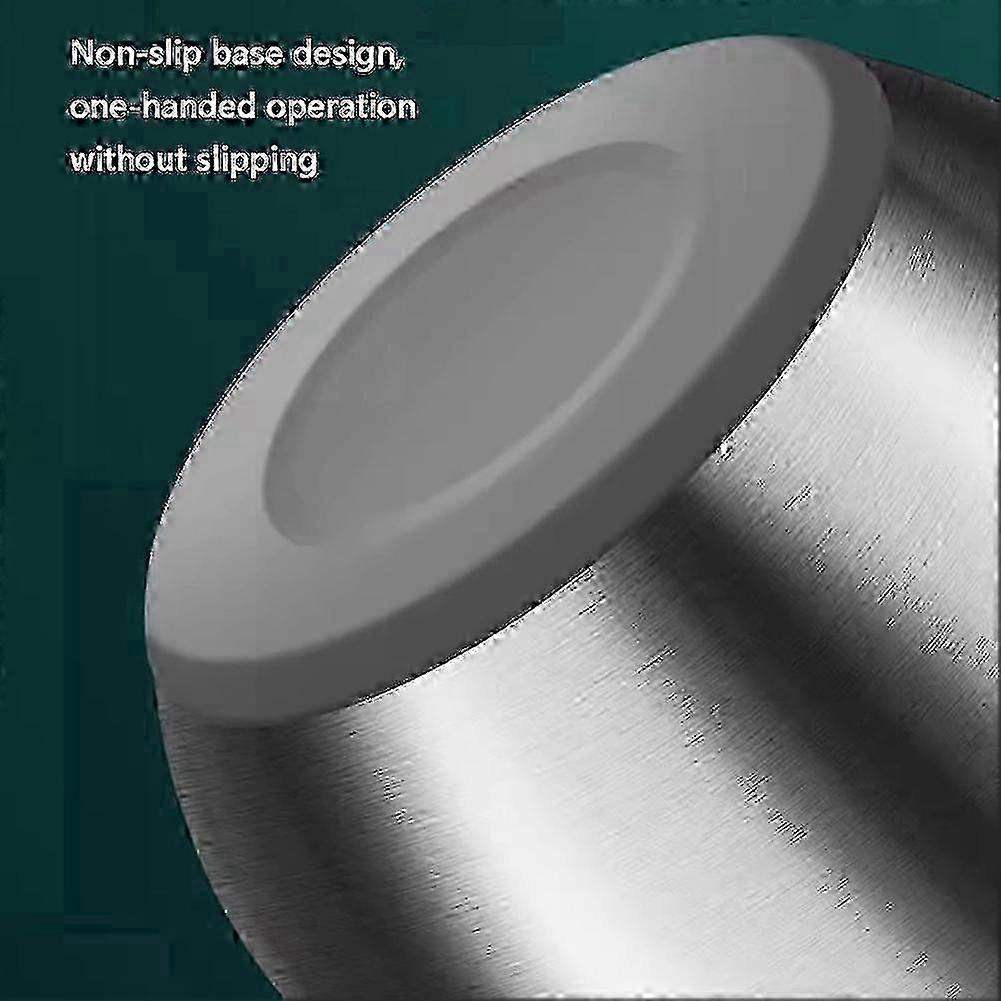 6L Stainless Steel Salad Spinner with PP Lid, Fruit & Veg Washer