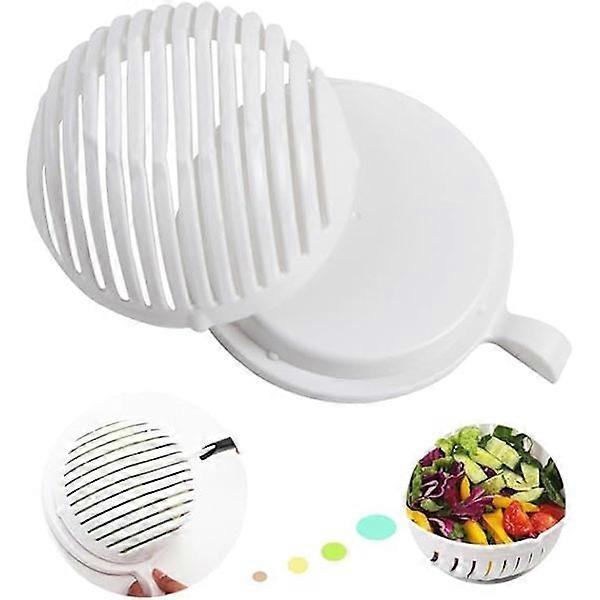 1pc Lettuce Cutter with Salad & Vegetable Spinner Kitchen Tool