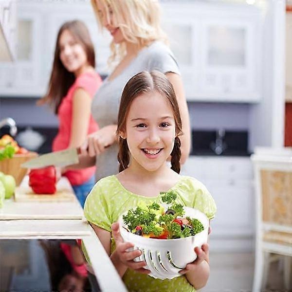 1pc Lettuce Cutter with Salad & Vegetable Spinner Kitchen Tool