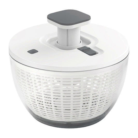 6L Salad Spinner with One-Hand Pump, Lettuce & Fruit Washer Dryer