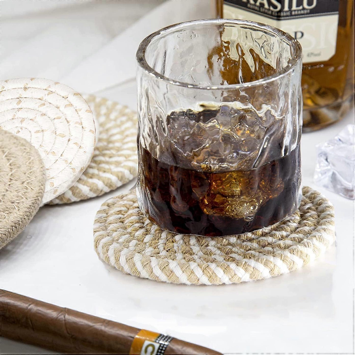 1pc Handmade Super Absorbent Drink Coaster