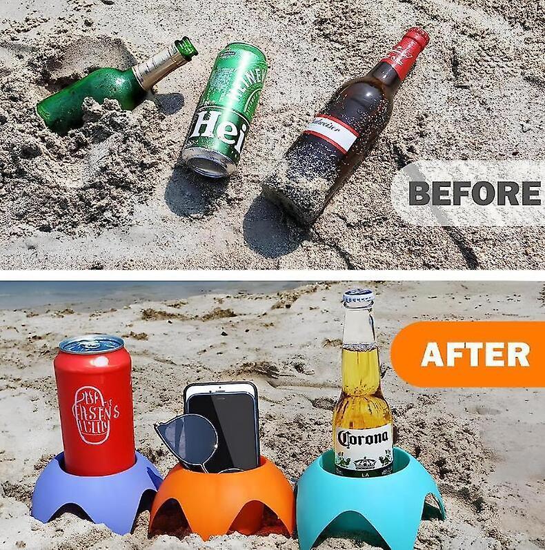 5pcs Beach Sand Drink Coasters Set