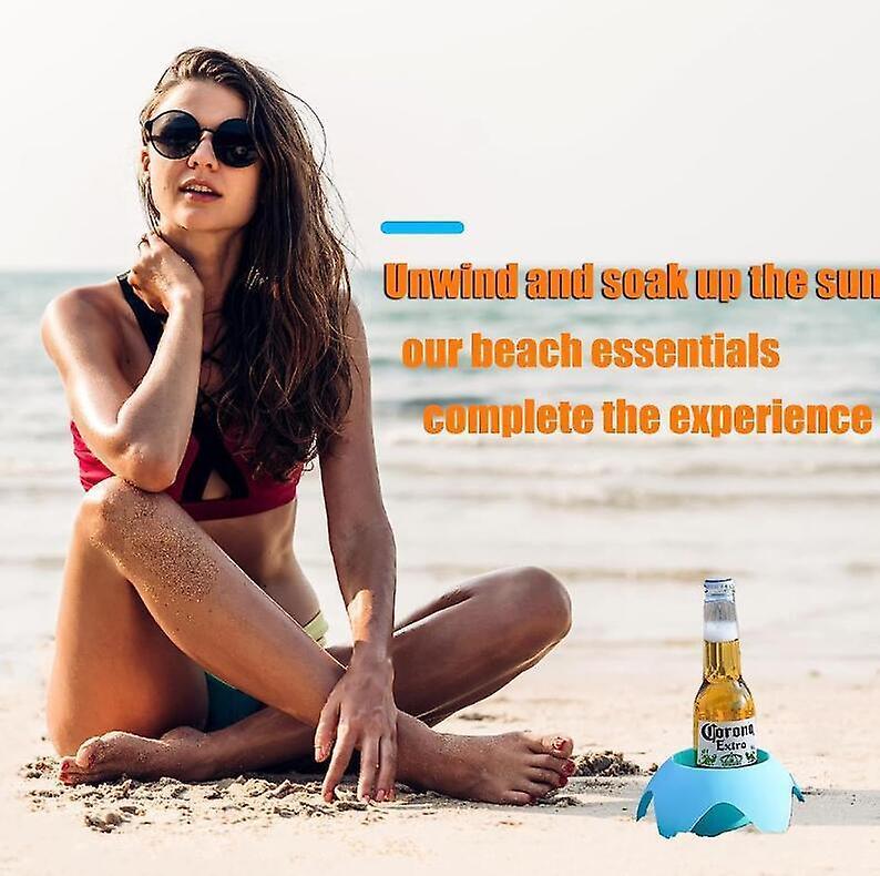 5pcs Beach Sand Drink Coasters Set