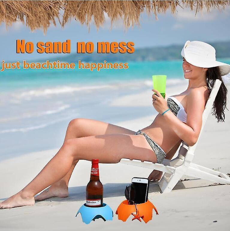 5pcs Beach Sand Drink Coasters Set