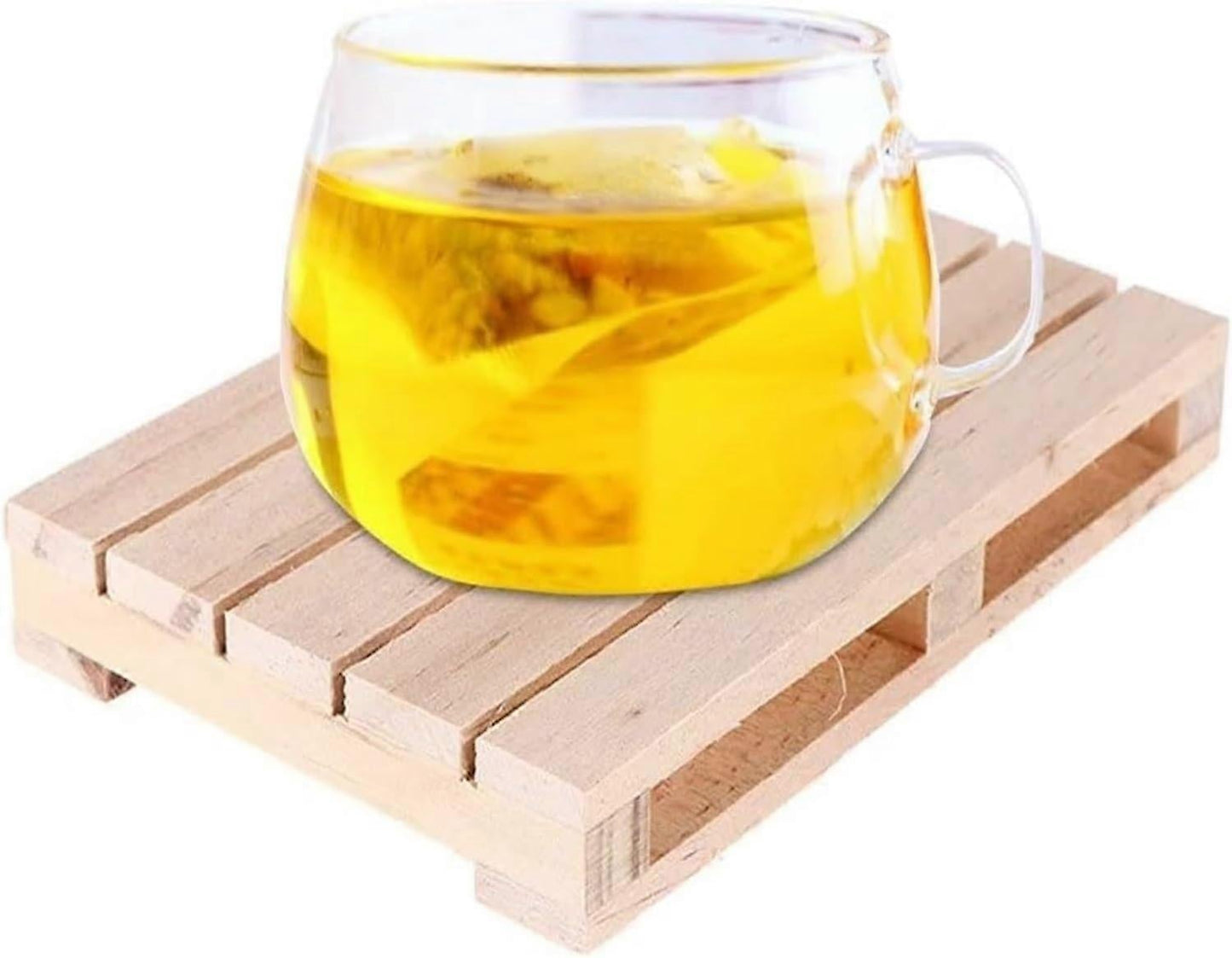Mini Wooden Pallet Drink Coasters 12x8x1.8cm for Home or Restaurant