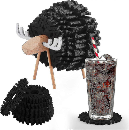Felt Drink Coasters Non-Slip Washable Heat Resistant