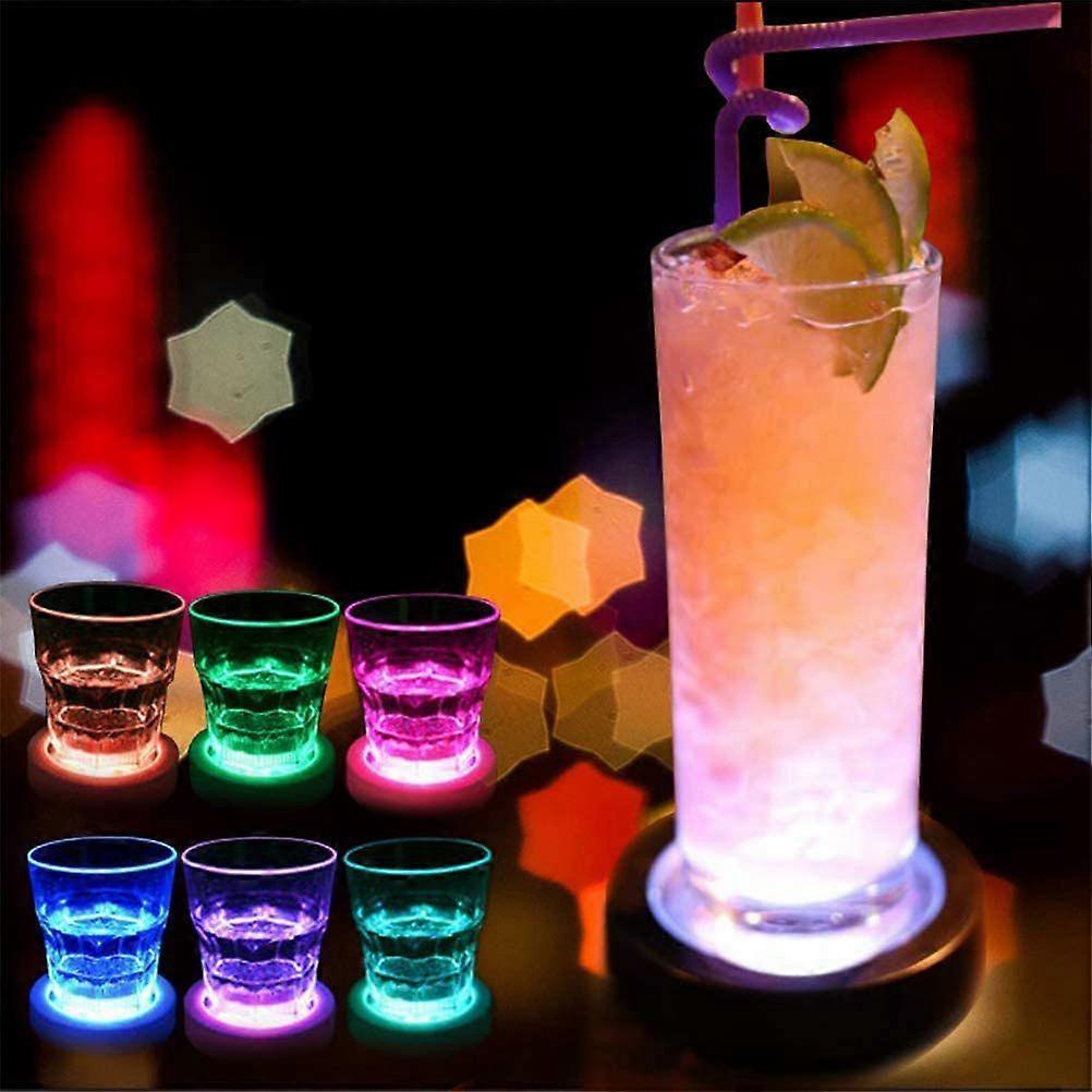 LED Drink Coasters with Light Gravity Sensor for Bar Party Club