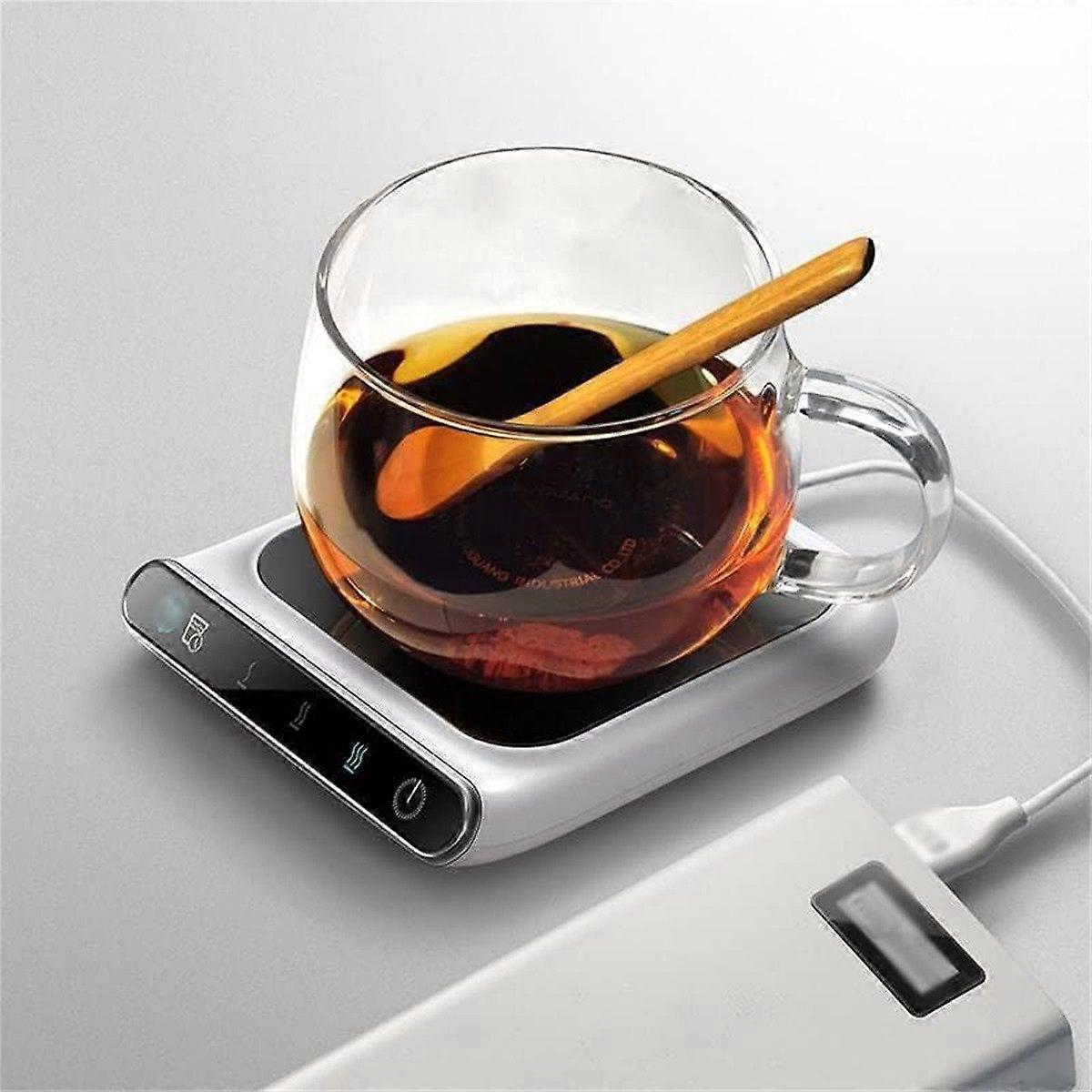 Ceramic Heated Drink Coaster Mug Cup Warmer Thermo Coaster Elegant