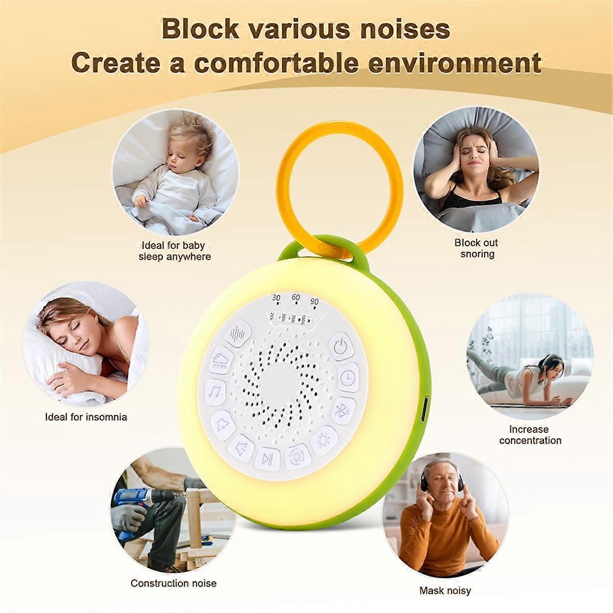 White Noise Machine with 11 Adjustable Sounds Blue
