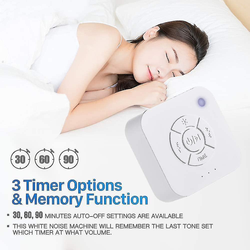 Portable White Noise Sound Machine Lullaby Sound Therapy Soother