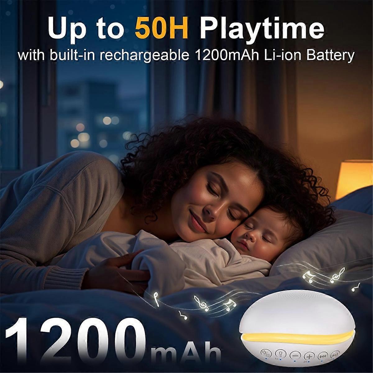 Portable White Noise Machine Sound Therapy for Home Travel Relaxation