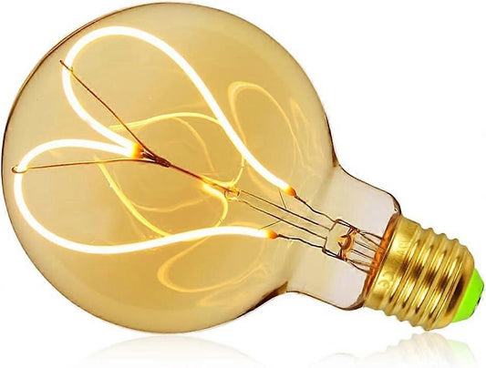 Vintage Edison G95 LED Bulb 4W Dimmable Warm Decorative E27 Heart Shape