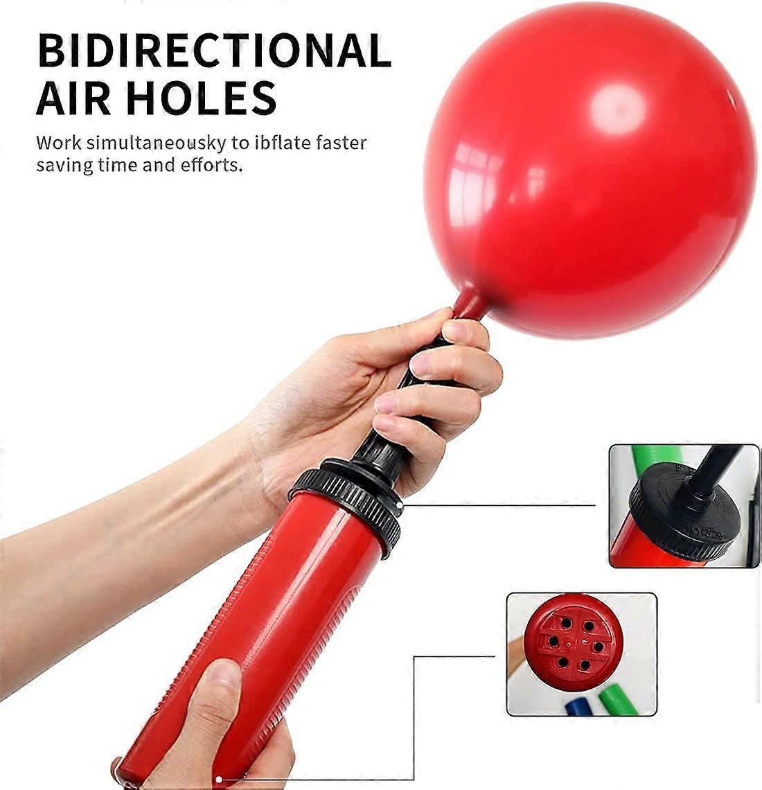 2pcs Balloon Pump Manual Air Pump Random Color for Party Birthday Wedding