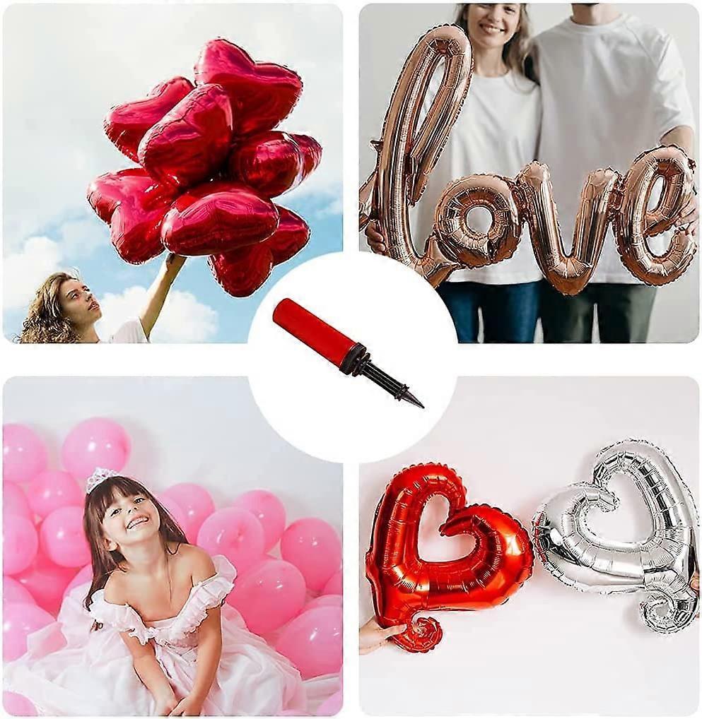2pcs Balloon Pump Manual Air Pump Random Color for Party Birthday Wedding