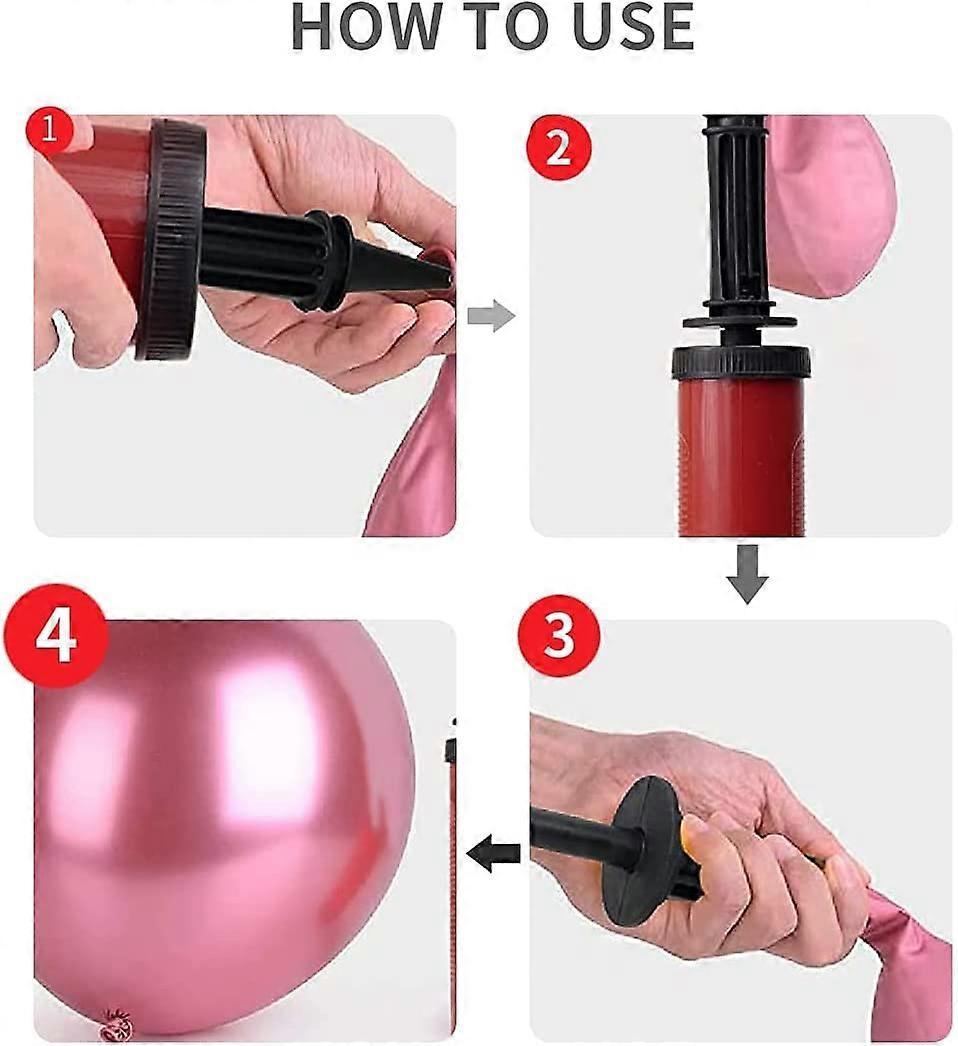 2pcs Balloon Pump Manual Air Pump Random Color for Party Birthday Wedding