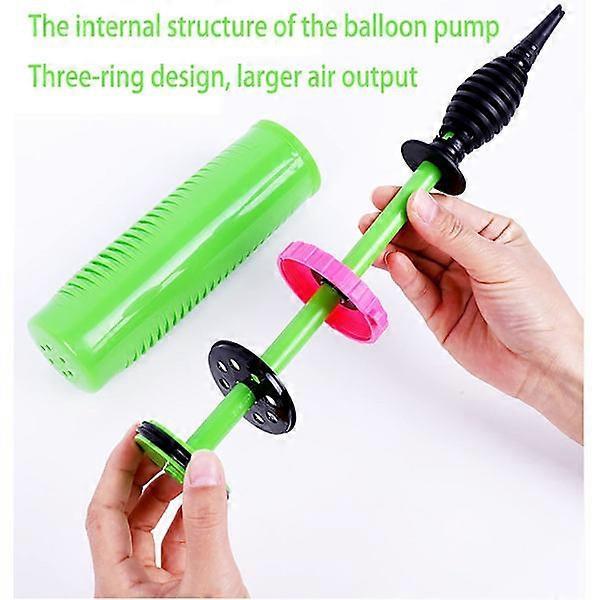 Balloon Pump Green Manual Double Action Hand Pump for Balloons