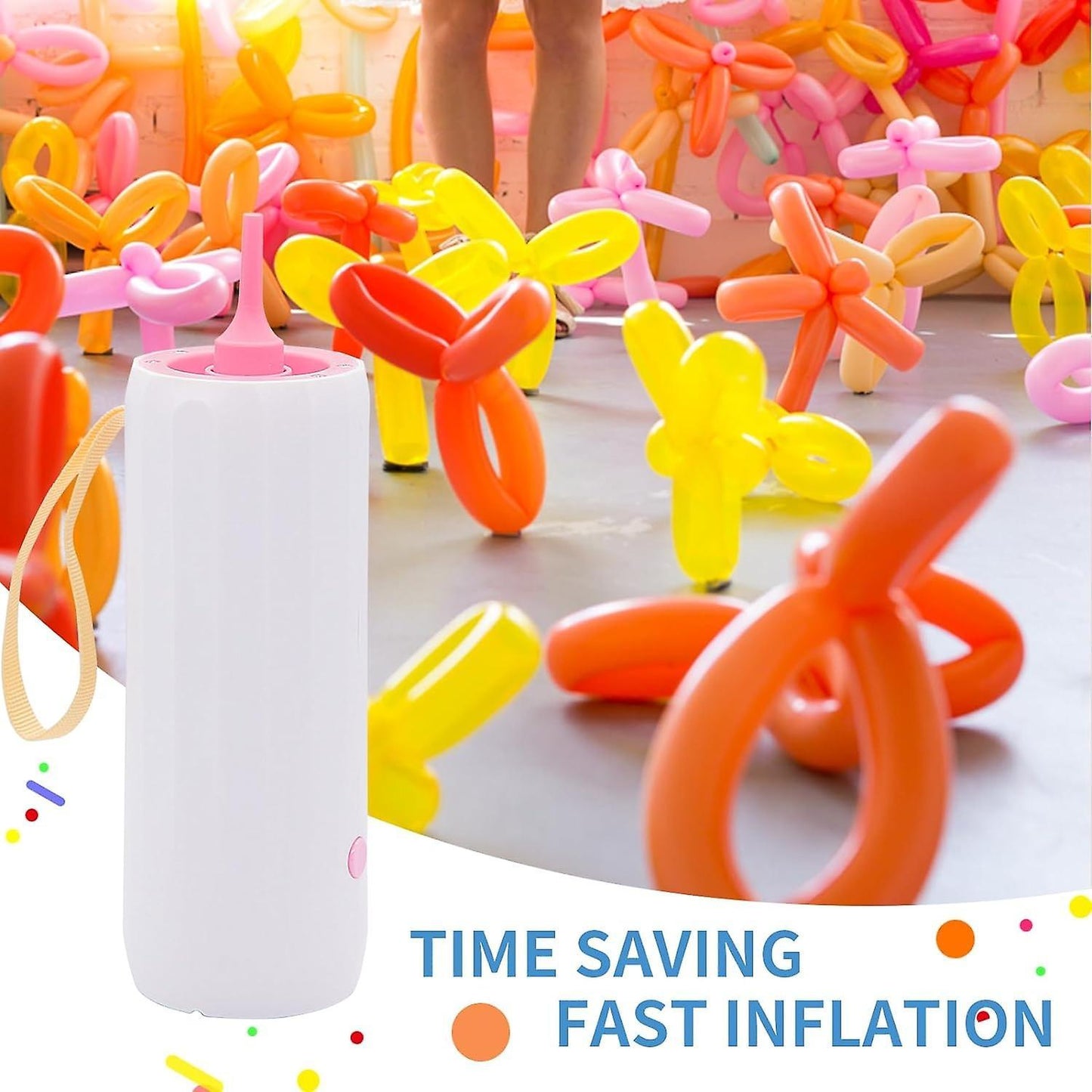 Electric Balloon Pump Portable Air Inflator Blower Machine for Birthday Party