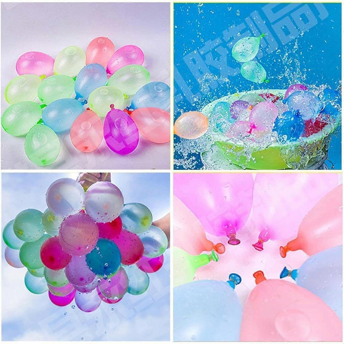 Water Balloon Pump with 500 Balloons Hand Filler for Outdoor Play