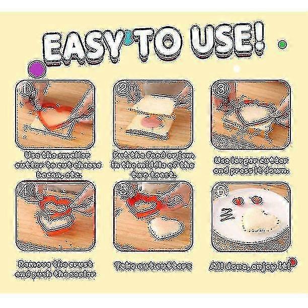 Uncrustables Maker Sandwich Cutter and Sealer for Babies
