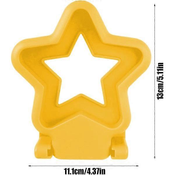 Star Shape Sandwich Cutter Yellow Biscuit Bread Cutter for Babies