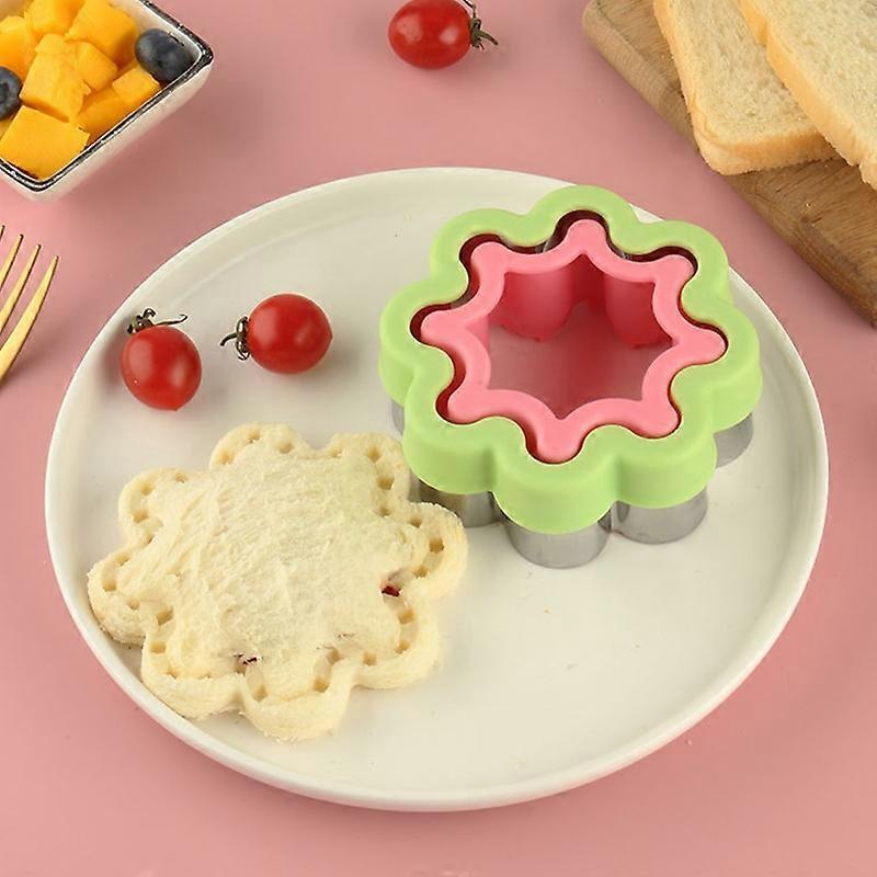 Animal Flower Shape Sandwich Cutter for Babies Bread Biscuit Baking Mold