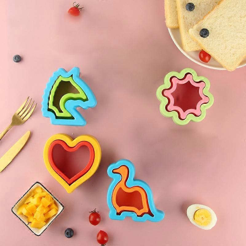 Animal Flower Shape Sandwich Cutter for Babies Bread Biscuit Baking Mold