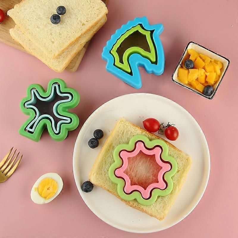 Animal Flower Shape Sandwich Cutter for Babies Bread Biscuit Baking Mold