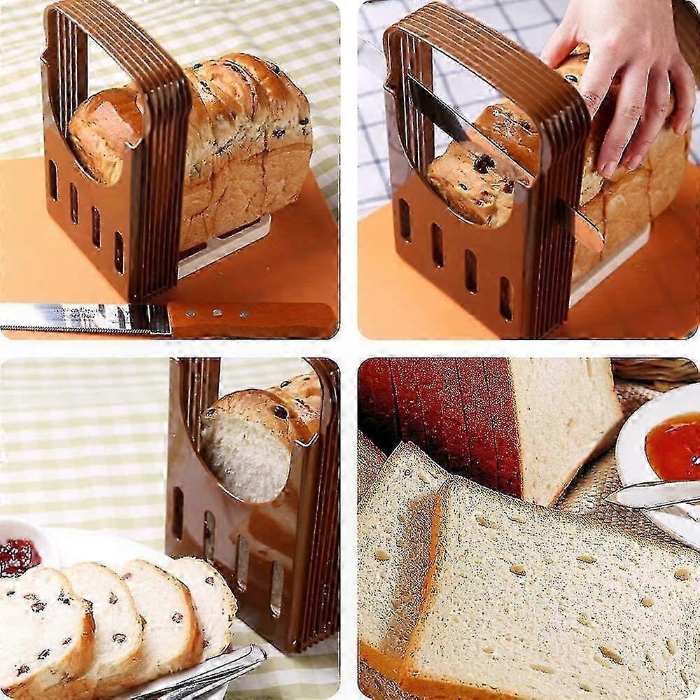 Adjustable Sandwich Cutter Bagel Bread Loaf Slicer Tool for Baking