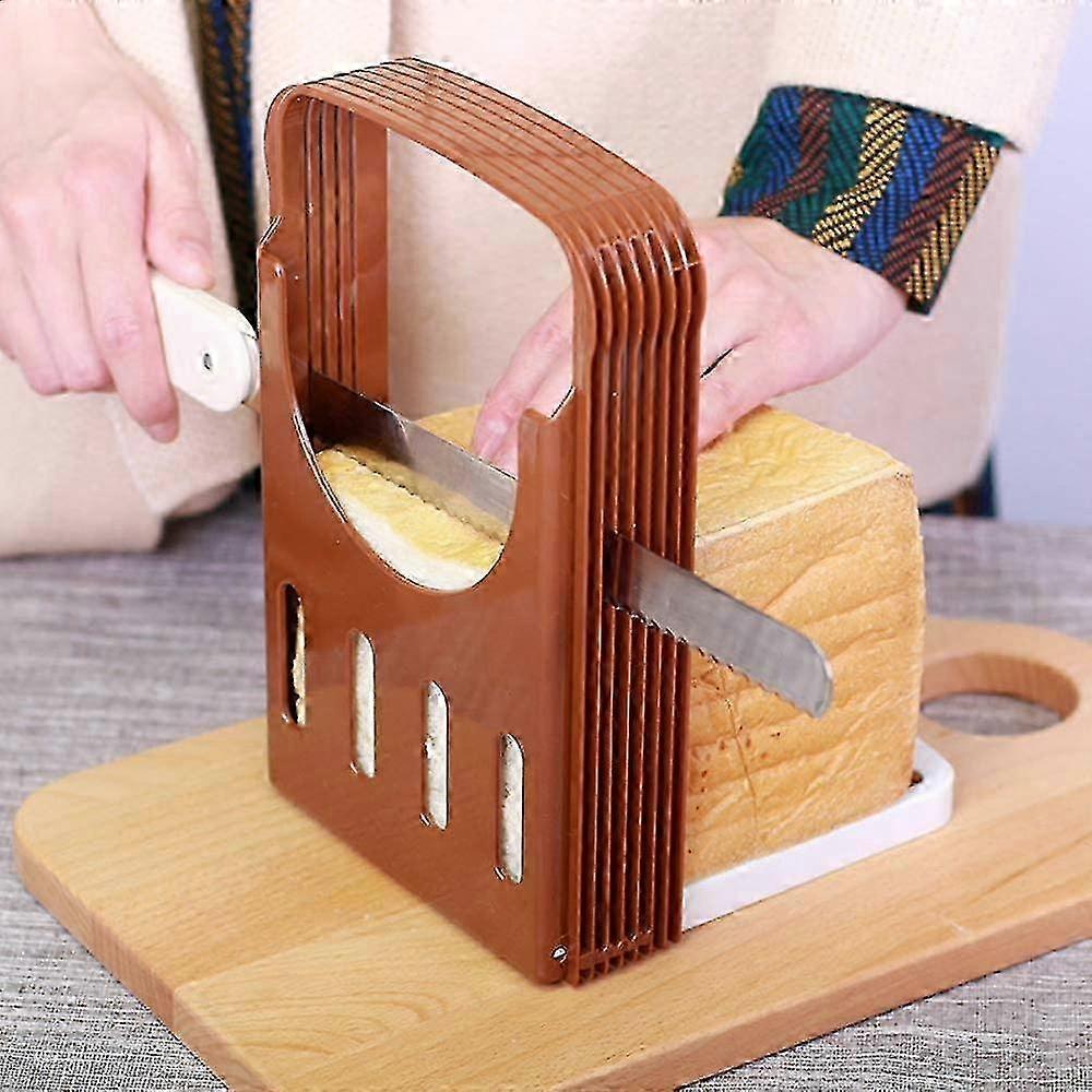 Adjustable Sandwich Cutter Bagel Bread Loaf Slicer Tool for Baking