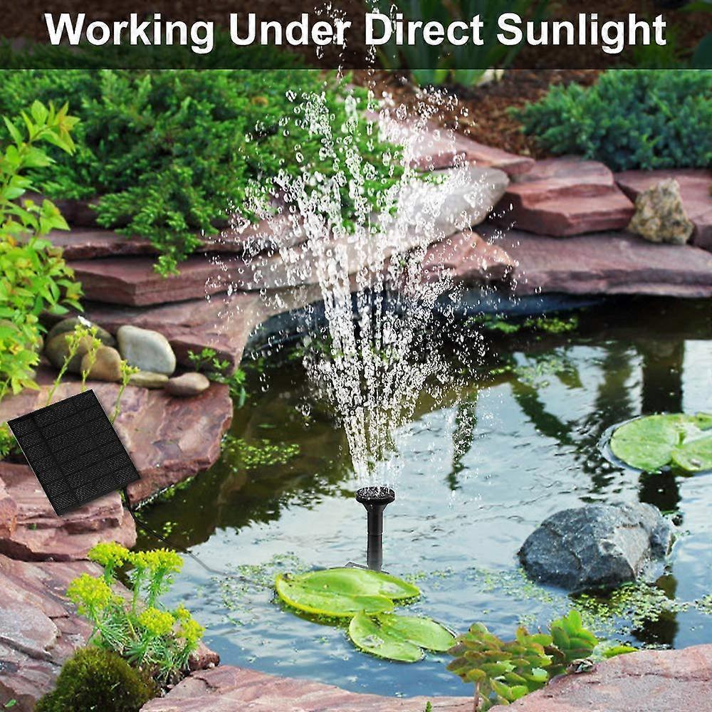 Solar Fountain 1.2W Outdoor Garden Solar Water Fountain Pump