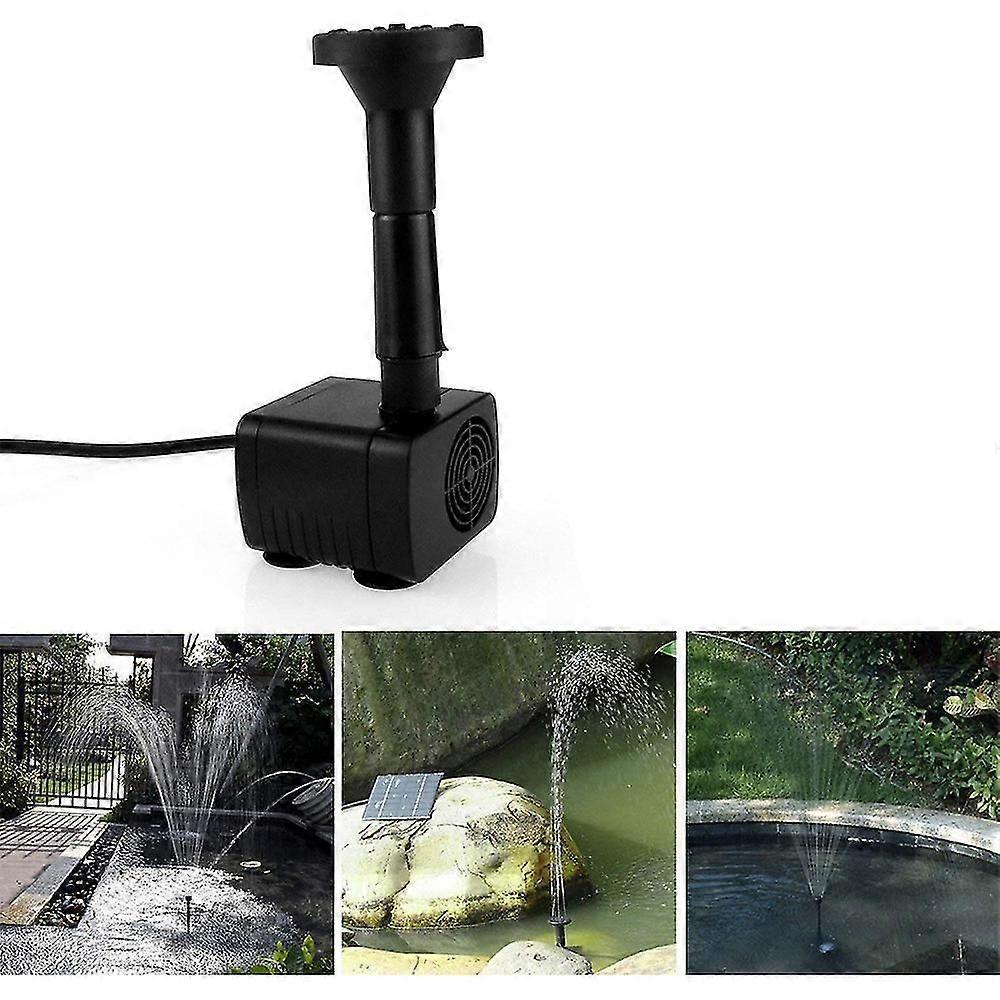 Circle Solar Fountain Pump with 6 Nozzles Water Feature