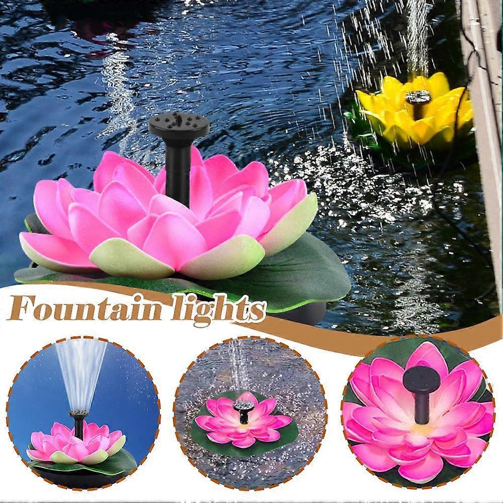 Solar Pond Fountain Solar Water Fountain for Bird Bath Garden