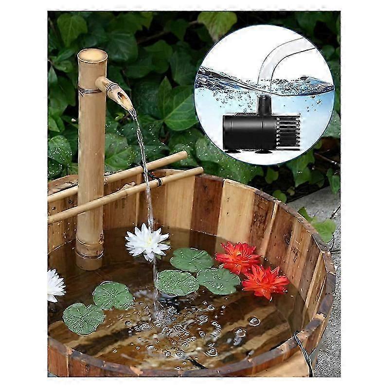 Solar Bird Bath Fountain Pump with Tubing Outdoor Water Pump