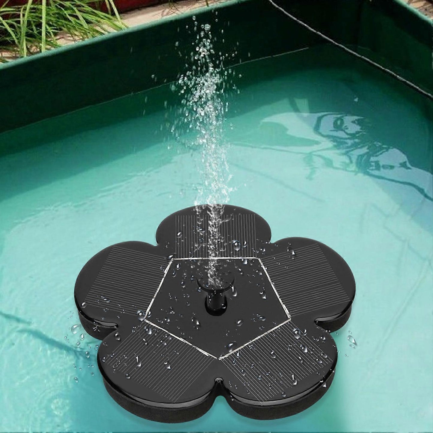 7V 1.5W Solar Fountain Pump for Garden Landscape Outdoor Decor