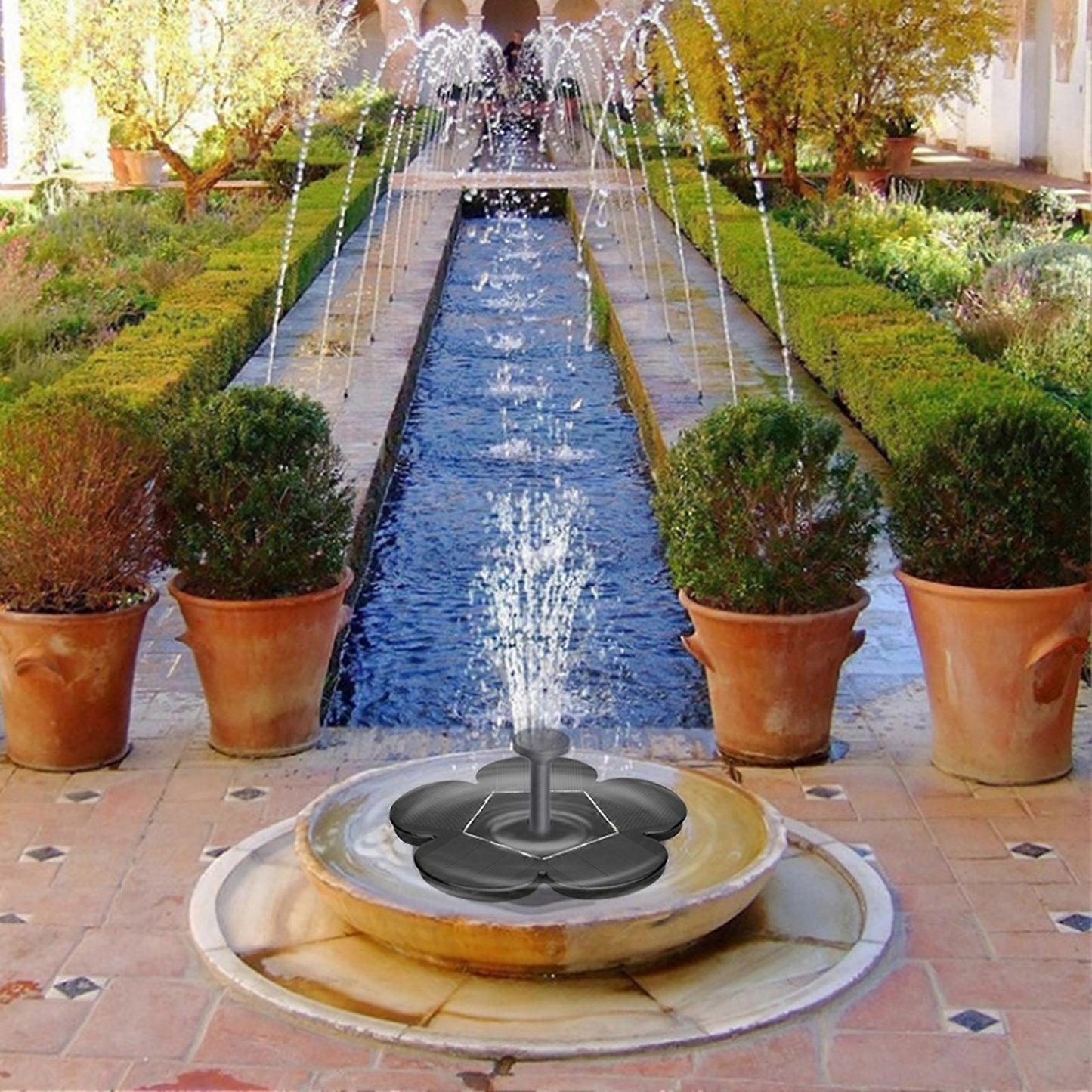 7V 1.5W Solar Fountain Pump for Garden Landscape Outdoor Decor