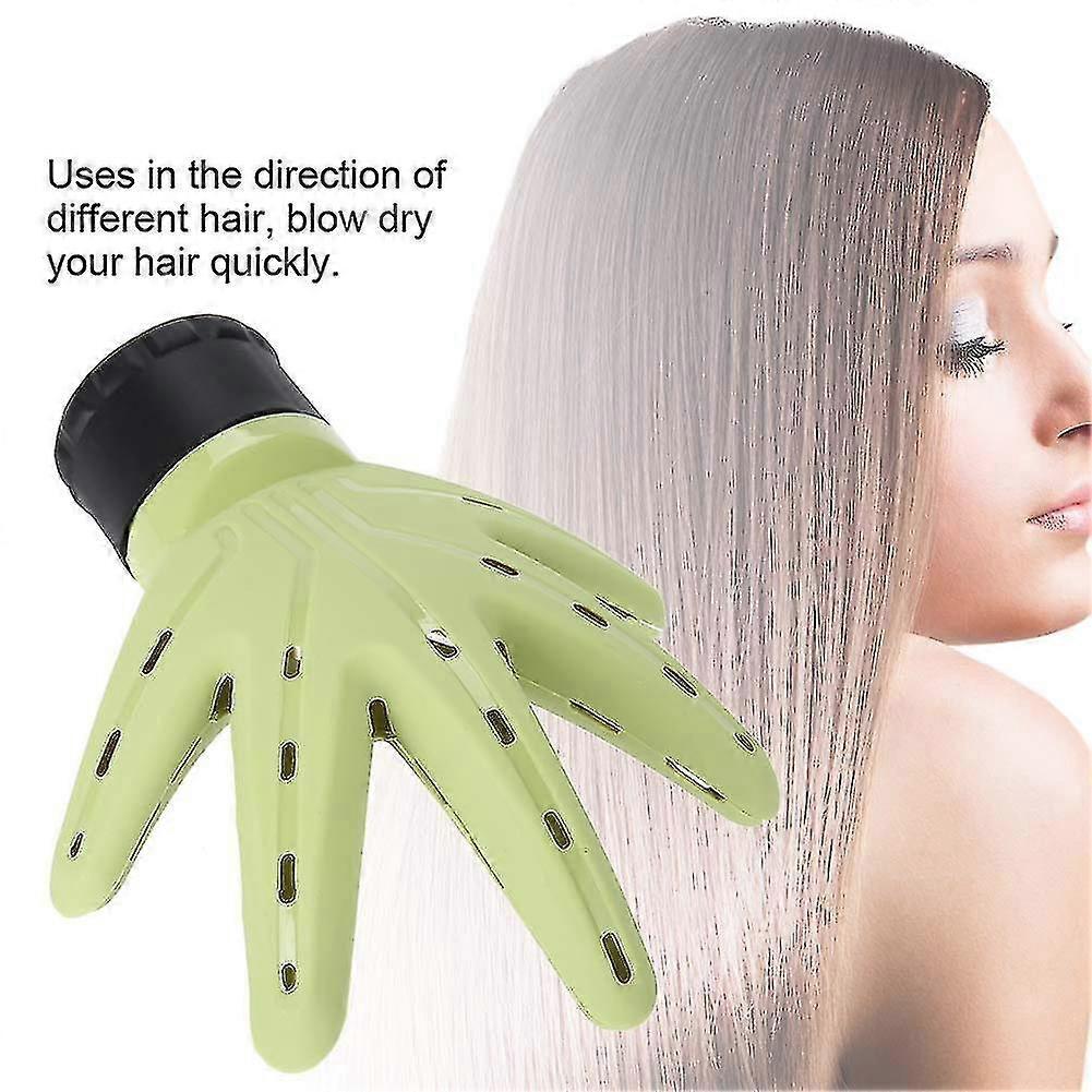 Green Hair Dryer Diffuser Attachment for Natural Curls
