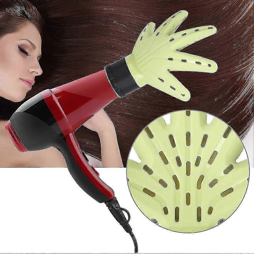 Green Hair Dryer Diffuser Attachment for Natural Curls